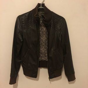 Daniel leather bomber jacket